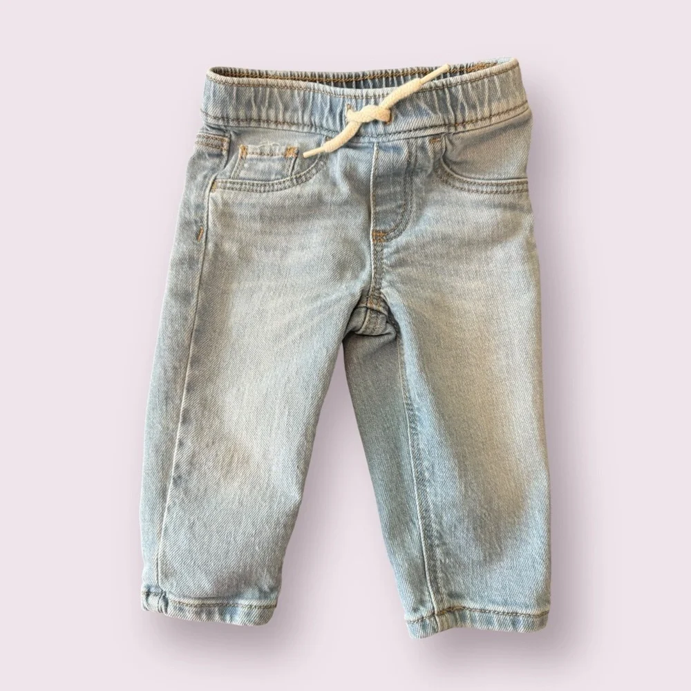 Old Navy Baby Denim Jogger Jeans 2-Pack Size 6–12 Months